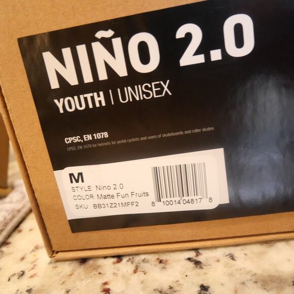 NEW Bern Nino 2.0 Kids Medium Matte Fun Fruit Bike Helmet Colorful Fun Design - Picture 8 of 12